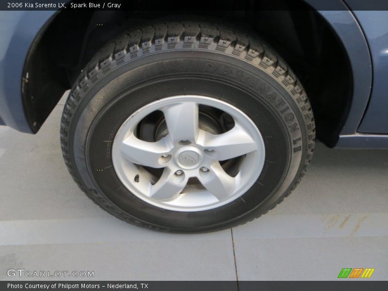 Spark Blue / Gray 2006 Kia Sorento LX