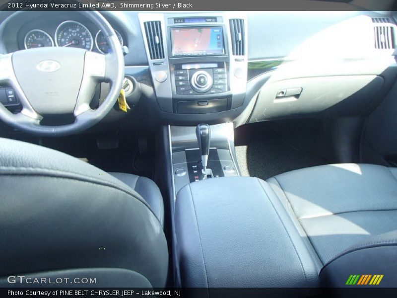 Shimmering Silver / Black 2012 Hyundai Veracruz Limited AWD