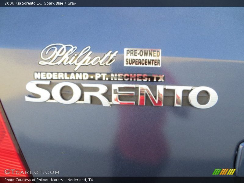 Spark Blue / Gray 2006 Kia Sorento LX