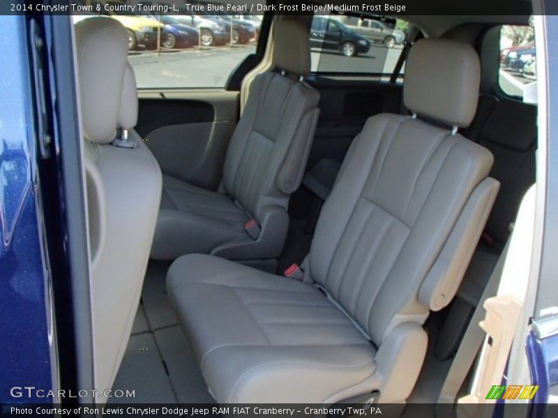 True Blue Pearl / Dark Frost Beige/Medium Frost Beige 2014 Chrysler Town & Country Touring-L