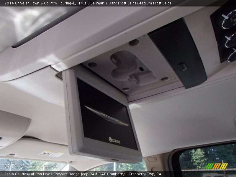 True Blue Pearl / Dark Frost Beige/Medium Frost Beige 2014 Chrysler Town & Country Touring-L