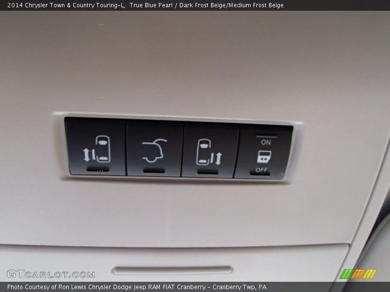 True Blue Pearl / Dark Frost Beige/Medium Frost Beige 2014 Chrysler Town & Country Touring-L