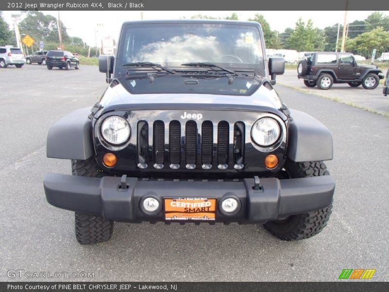 Black / Black 2012 Jeep Wrangler Rubicon 4X4