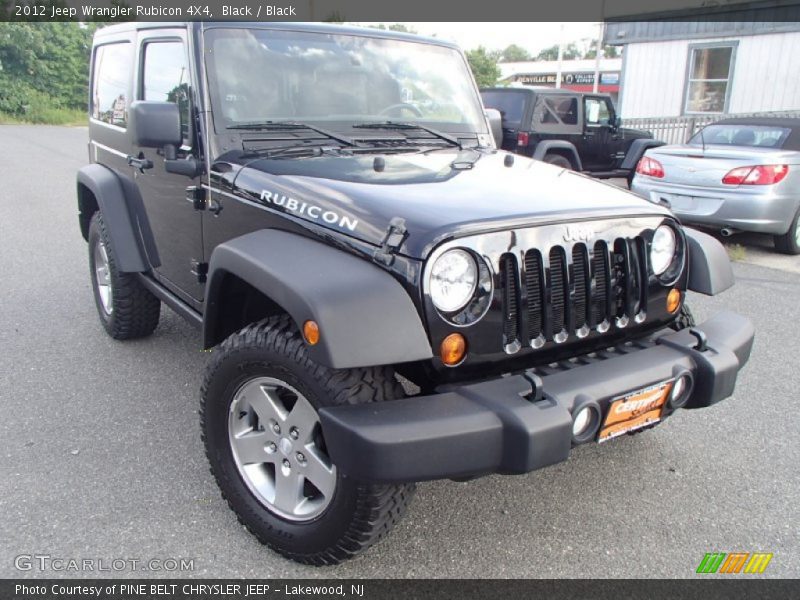 Black / Black 2012 Jeep Wrangler Rubicon 4X4