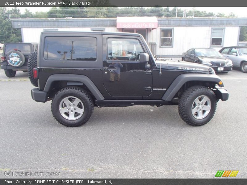 Black / Black 2012 Jeep Wrangler Rubicon 4X4