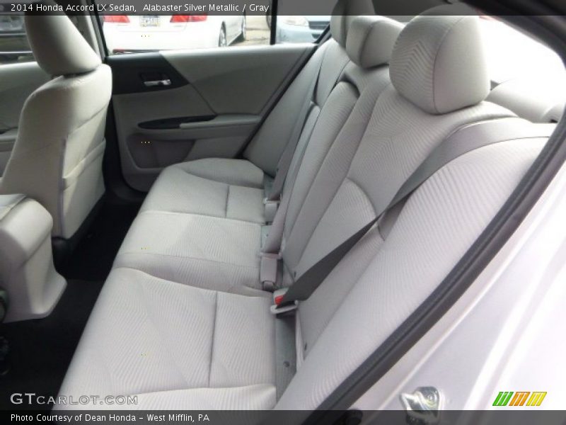 Rear Seat of 2014 Accord LX Sedan