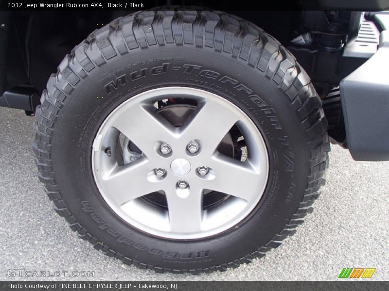 Black / Black 2012 Jeep Wrangler Rubicon 4X4
