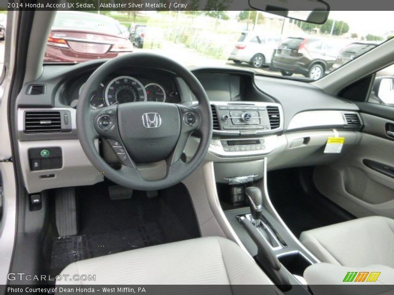 Gray Interior - 2014 Accord LX Sedan 