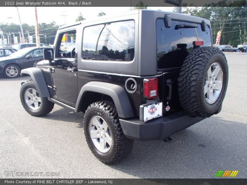 Black / Black 2012 Jeep Wrangler Rubicon 4X4