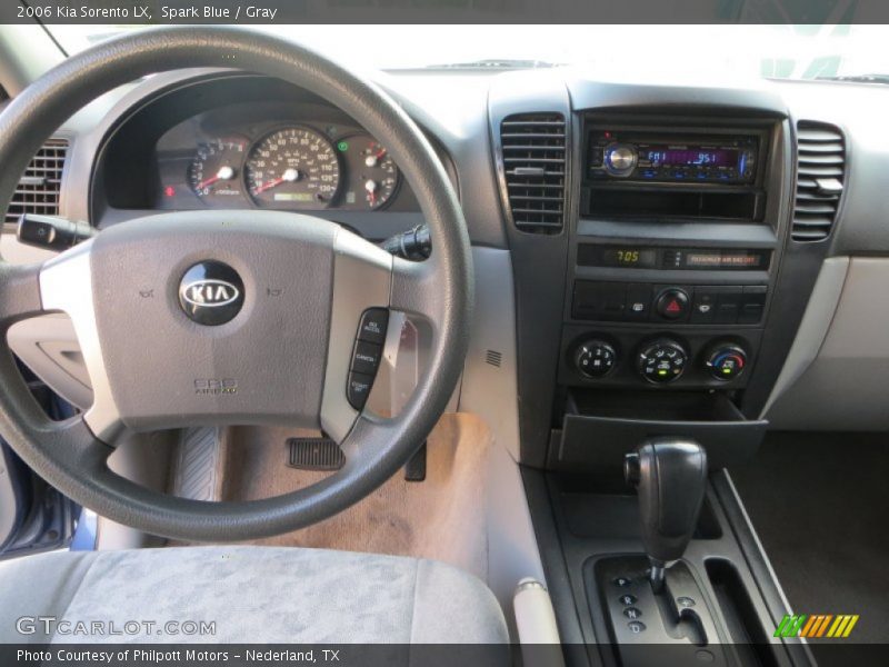 Spark Blue / Gray 2006 Kia Sorento LX