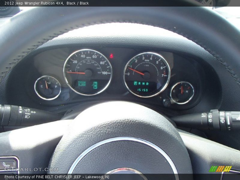 Black / Black 2012 Jeep Wrangler Rubicon 4X4