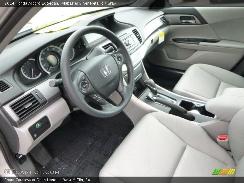 Gray Interior - 2014 Accord LX Sedan 