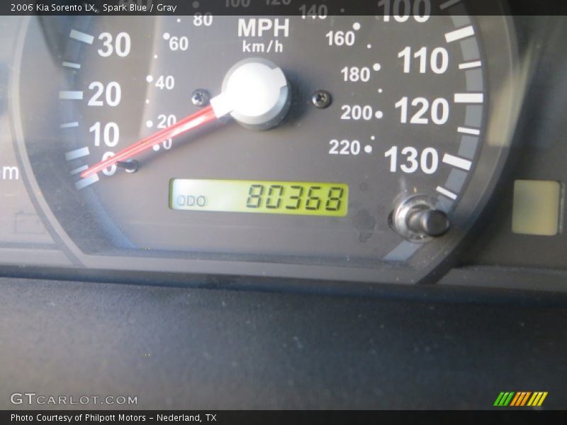 Spark Blue / Gray 2006 Kia Sorento LX