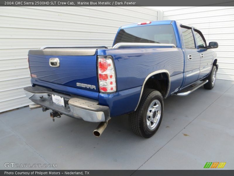 Marine Blue Metallic / Dark Pewter 2004 GMC Sierra 2500HD SLT Crew Cab
