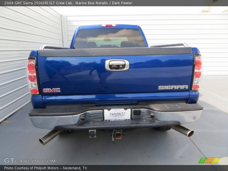 Marine Blue Metallic / Dark Pewter 2004 GMC Sierra 2500HD SLT Crew Cab