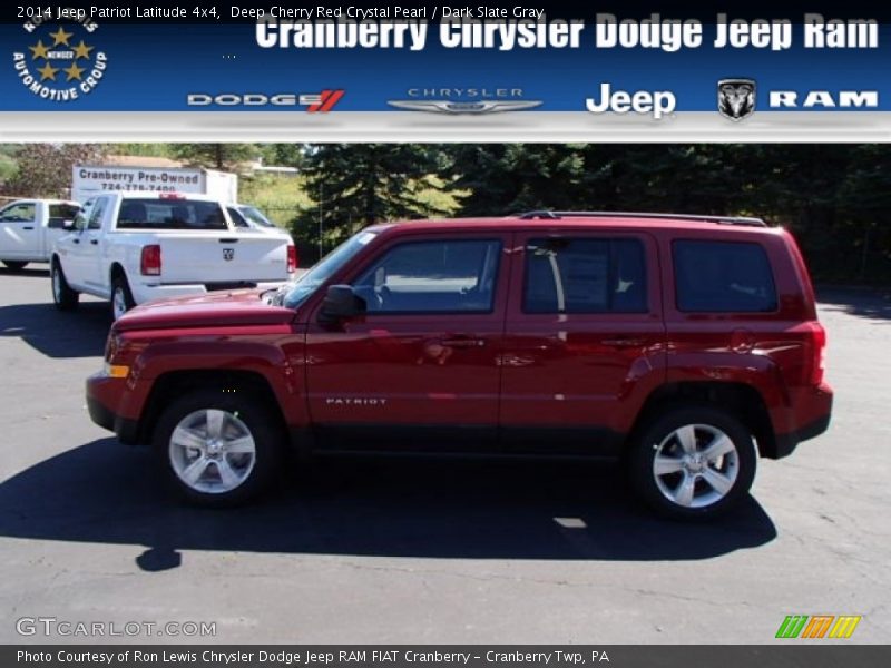 Deep Cherry Red Crystal Pearl / Dark Slate Gray 2014 Jeep Patriot Latitude 4x4