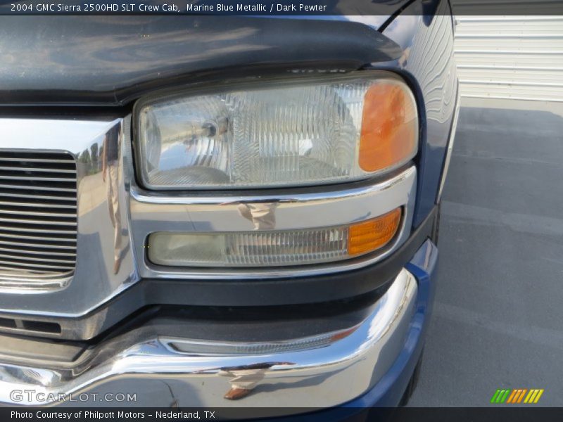 Marine Blue Metallic / Dark Pewter 2004 GMC Sierra 2500HD SLT Crew Cab