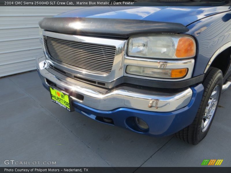 Marine Blue Metallic / Dark Pewter 2004 GMC Sierra 2500HD SLT Crew Cab