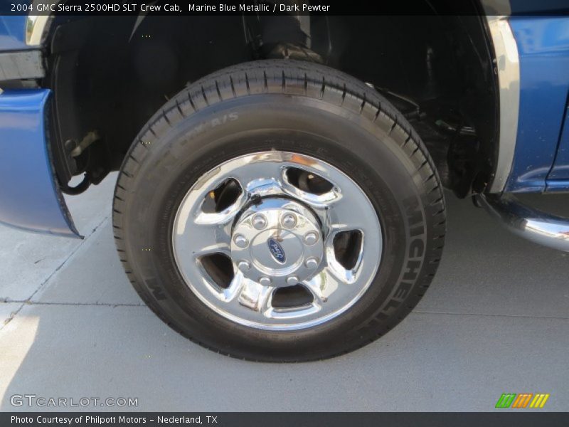 Marine Blue Metallic / Dark Pewter 2004 GMC Sierra 2500HD SLT Crew Cab