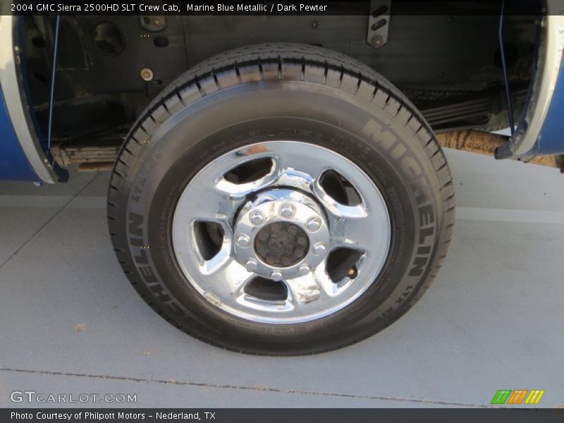 Marine Blue Metallic / Dark Pewter 2004 GMC Sierra 2500HD SLT Crew Cab
