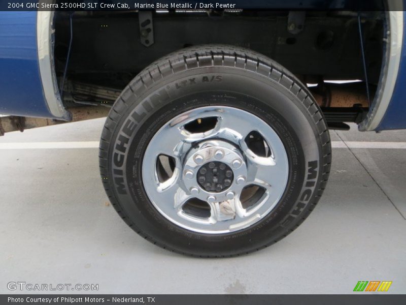 Marine Blue Metallic / Dark Pewter 2004 GMC Sierra 2500HD SLT Crew Cab