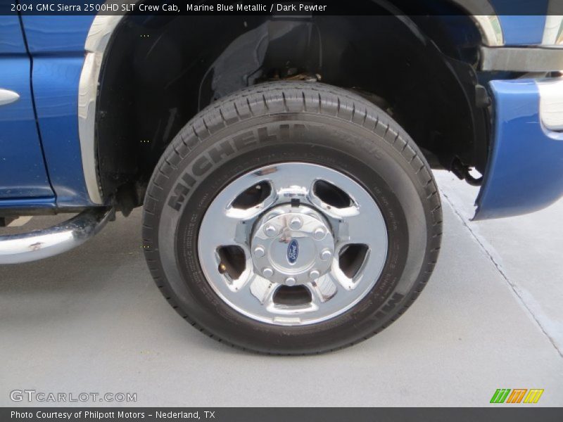 Marine Blue Metallic / Dark Pewter 2004 GMC Sierra 2500HD SLT Crew Cab