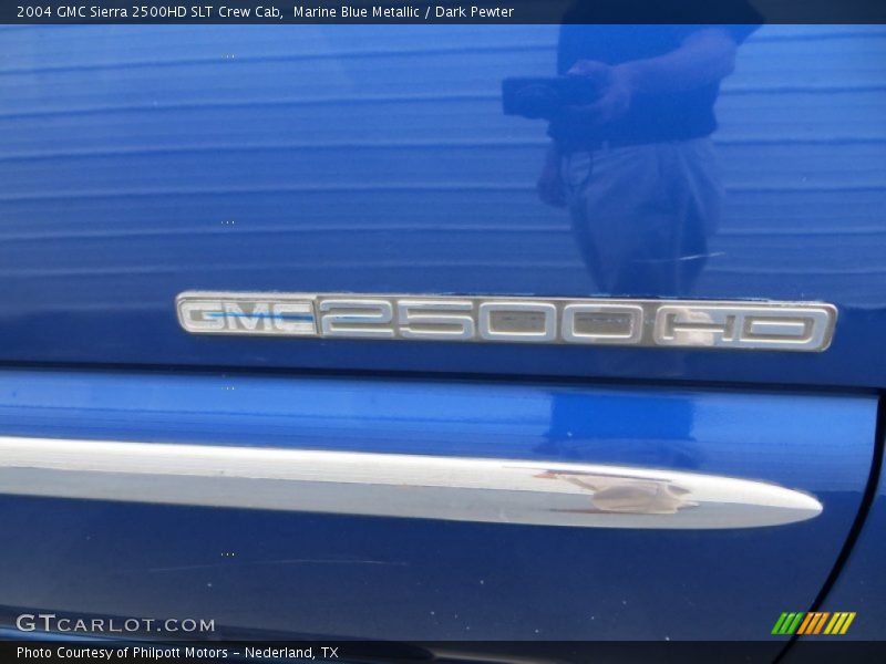 Marine Blue Metallic / Dark Pewter 2004 GMC Sierra 2500HD SLT Crew Cab
