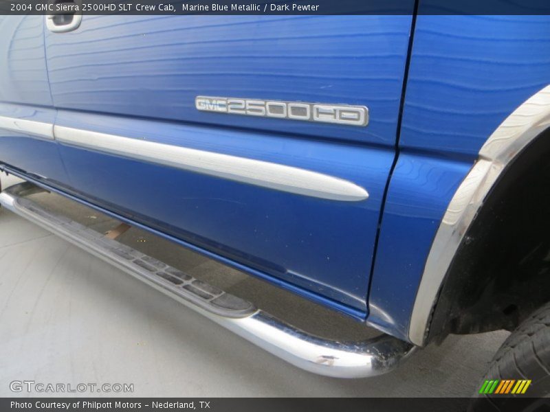 Marine Blue Metallic / Dark Pewter 2004 GMC Sierra 2500HD SLT Crew Cab