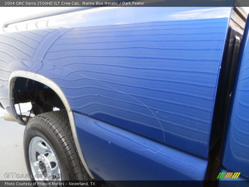Marine Blue Metallic / Dark Pewter 2004 GMC Sierra 2500HD SLT Crew Cab