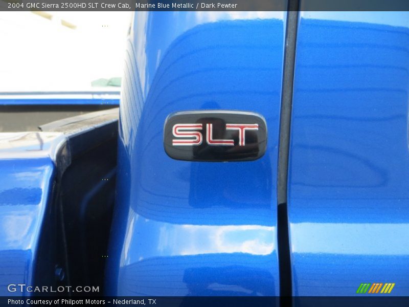 Marine Blue Metallic / Dark Pewter 2004 GMC Sierra 2500HD SLT Crew Cab