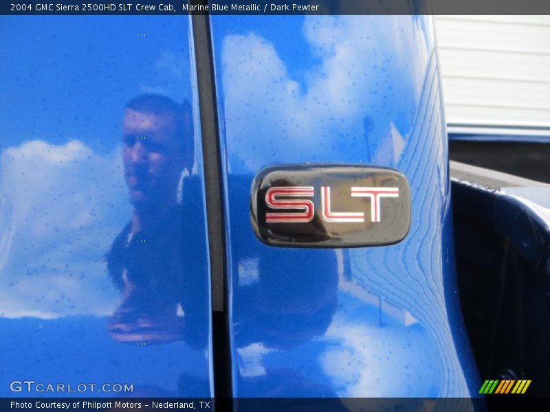 Marine Blue Metallic / Dark Pewter 2004 GMC Sierra 2500HD SLT Crew Cab