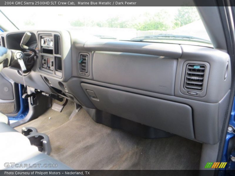 Marine Blue Metallic / Dark Pewter 2004 GMC Sierra 2500HD SLT Crew Cab