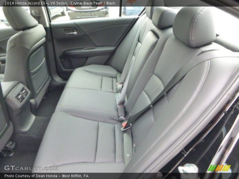Rear Seat of 2014 Accord EX-L V6 Sedan