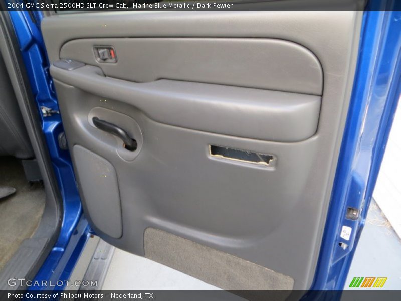 Marine Blue Metallic / Dark Pewter 2004 GMC Sierra 2500HD SLT Crew Cab