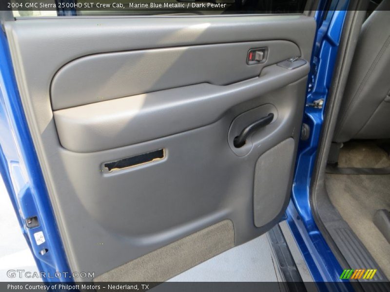 Marine Blue Metallic / Dark Pewter 2004 GMC Sierra 2500HD SLT Crew Cab