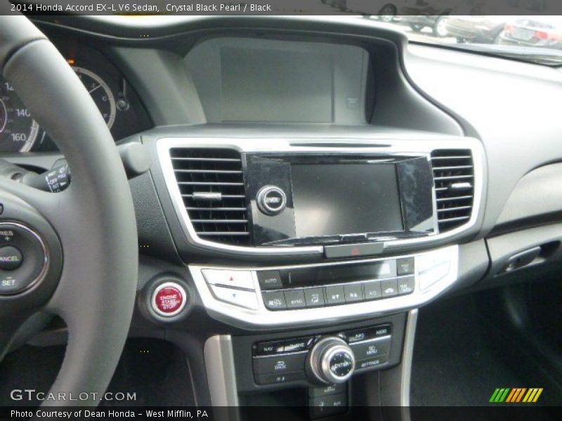 Controls of 2014 Accord EX-L V6 Sedan