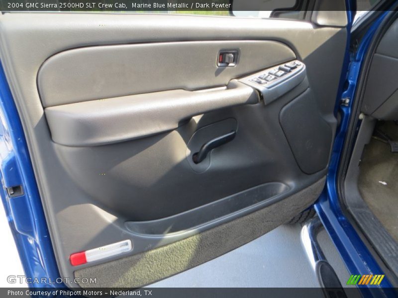 Marine Blue Metallic / Dark Pewter 2004 GMC Sierra 2500HD SLT Crew Cab