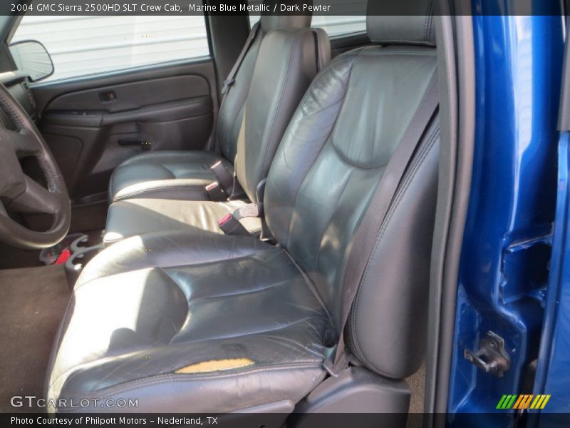 Marine Blue Metallic / Dark Pewter 2004 GMC Sierra 2500HD SLT Crew Cab