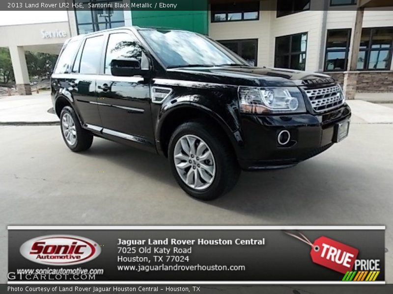 Santorini Black Metallic / Ebony 2013 Land Rover LR2 HSE