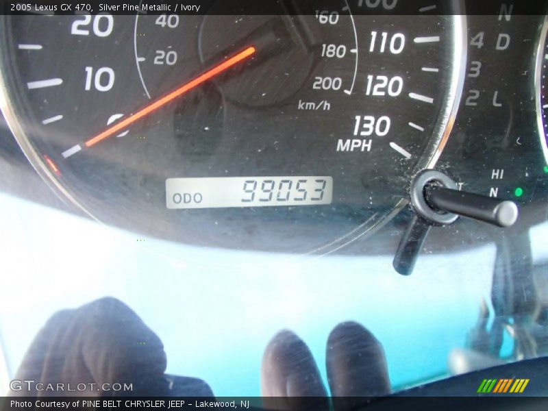 Silver Pine Metallic / Ivory 2005 Lexus GX 470