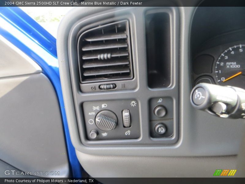 Marine Blue Metallic / Dark Pewter 2004 GMC Sierra 2500HD SLT Crew Cab