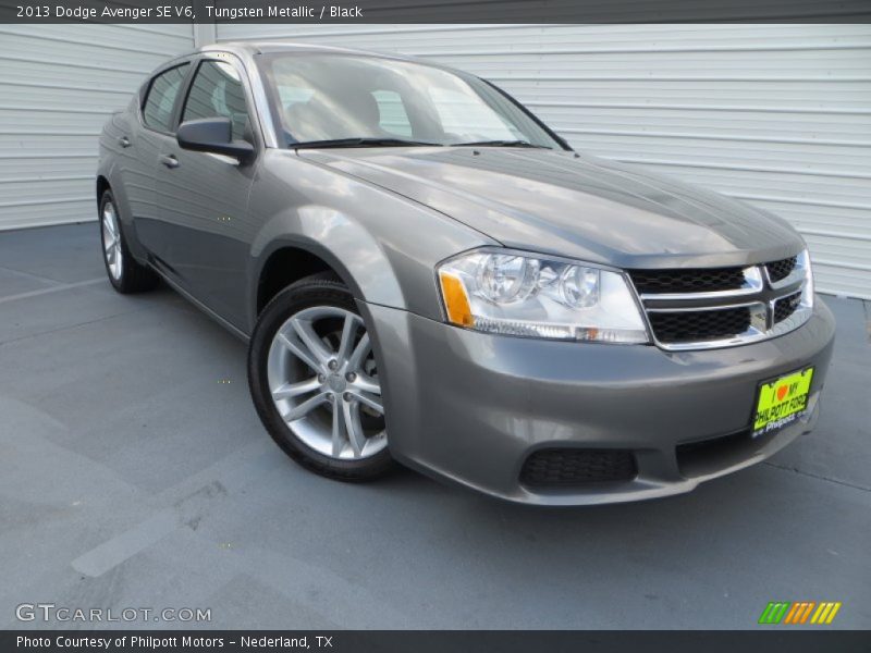 Tungsten Metallic / Black 2013 Dodge Avenger SE V6