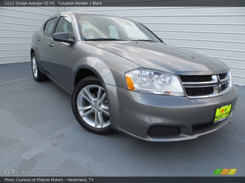 Tungsten Metallic / Black 2013 Dodge Avenger SE V6