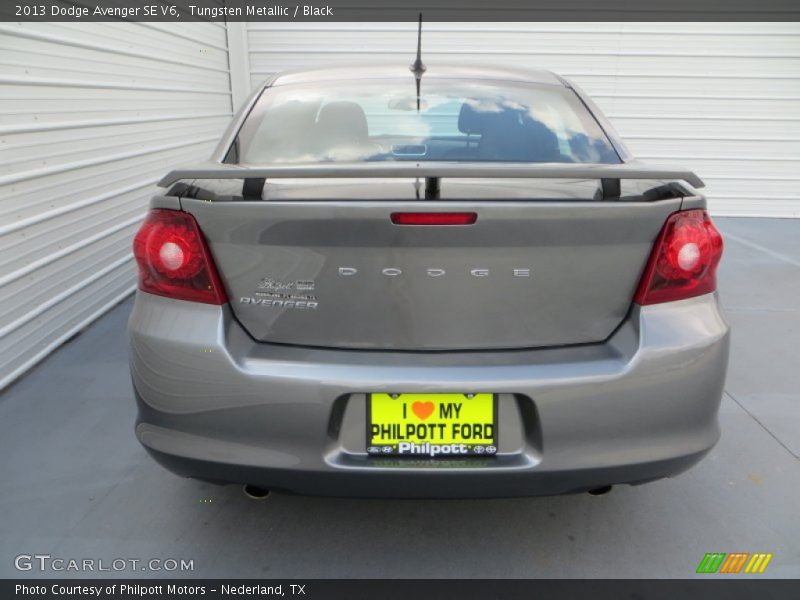 Tungsten Metallic / Black 2013 Dodge Avenger SE V6