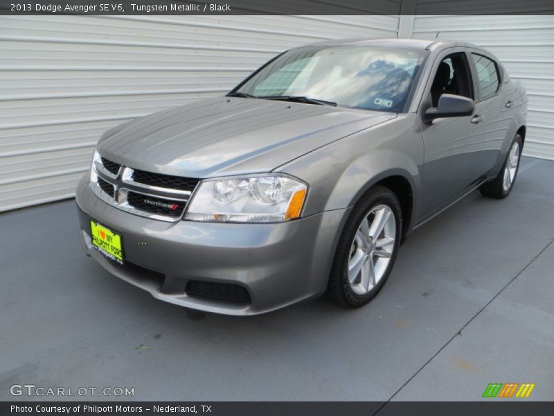 Tungsten Metallic / Black 2013 Dodge Avenger SE V6