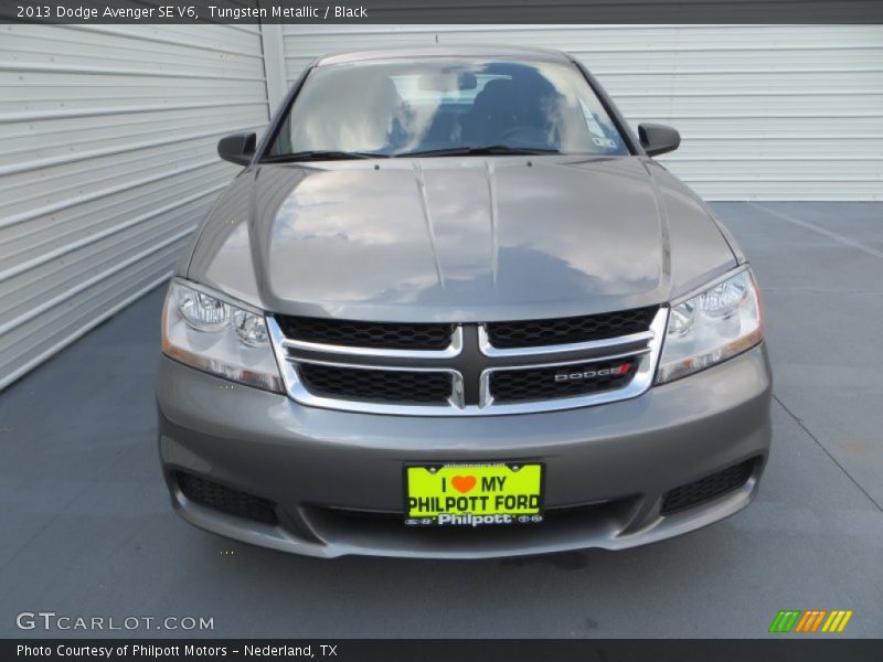 Tungsten Metallic / Black 2013 Dodge Avenger SE V6