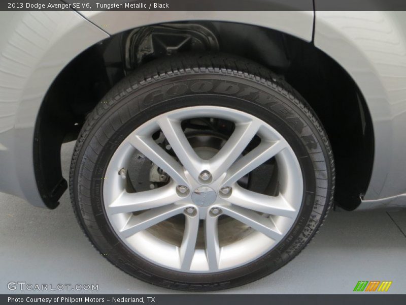 Tungsten Metallic / Black 2013 Dodge Avenger SE V6