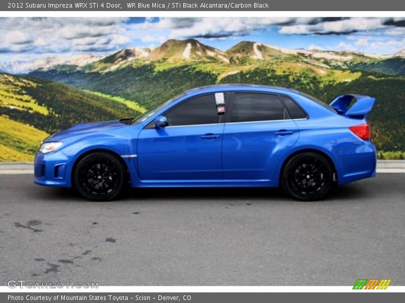  2012 Impreza WRX STi 4 Door WR Blue Mica
