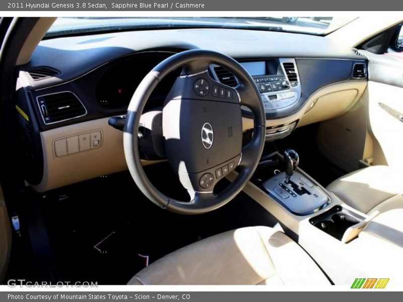 Sapphire Blue Pearl / Cashmere 2011 Hyundai Genesis 3.8 Sedan