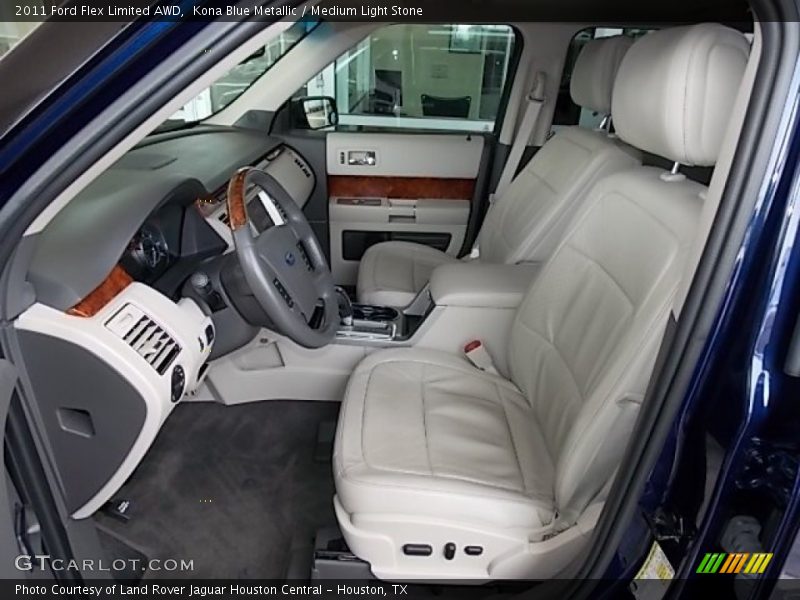 Kona Blue Metallic / Medium Light Stone 2011 Ford Flex Limited AWD